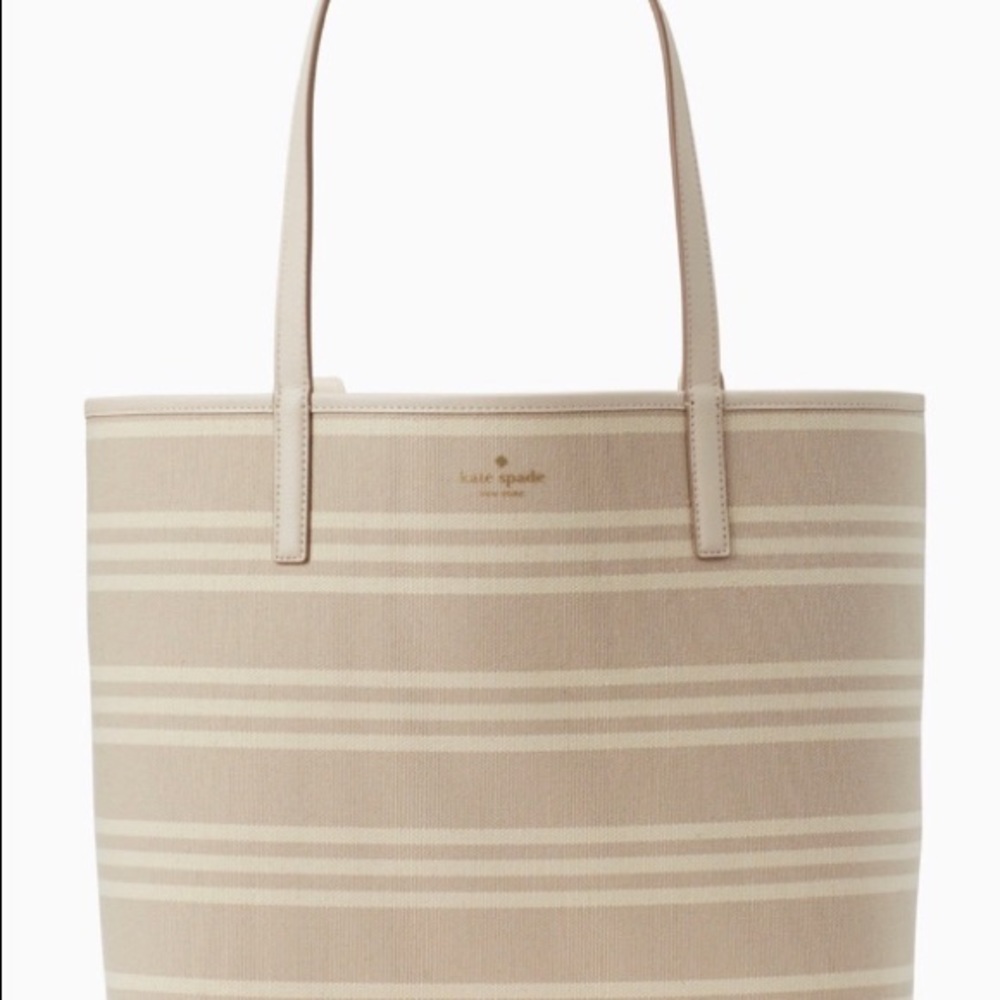 Nwt Kate Spade Tote Mya Striped Reversible* - Picture 4 of 6